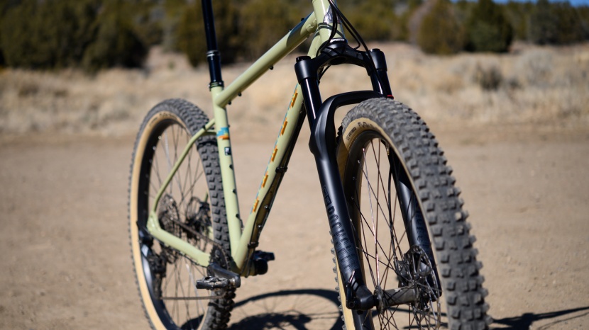 the rockshox 35 fork is plenty stiff and stout, but it doesn't feel...