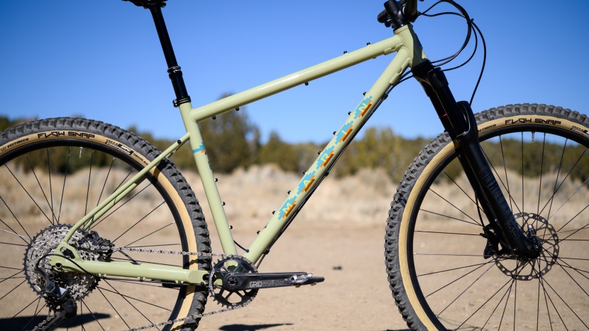 marin pine mountain 2 - the steel marin pine mountain 2 frame. note all of the frame mounts.