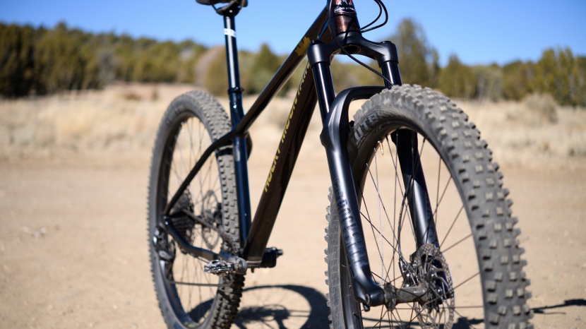 the rockshox 35 fork is stout and tough, but it doesn't feel...