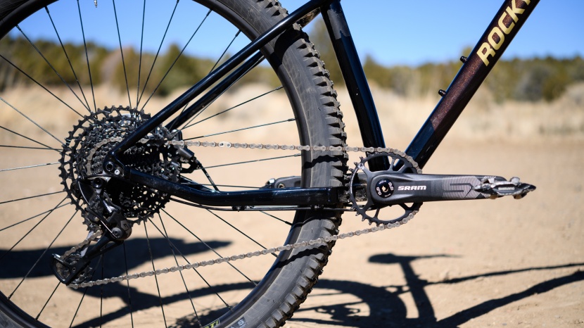 the growler 50 has a sram gx eagle 12-speed derailleur with some...