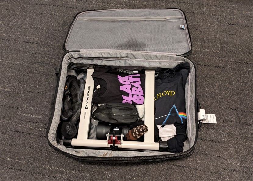 blackburn tech mag 1 - good luck finding an easier trainer to take on the road with you.