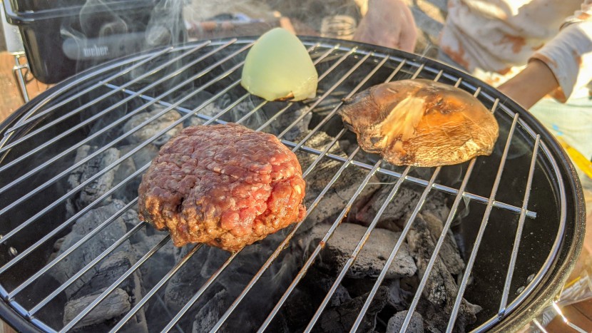 cuisinart portable charcoal - we played around with heat zones in the charcoal to create the...