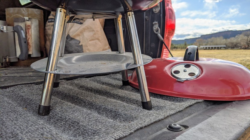 cuisinart portable charcoal - while it is perfectly sized for tailgate cookouts, carting this...