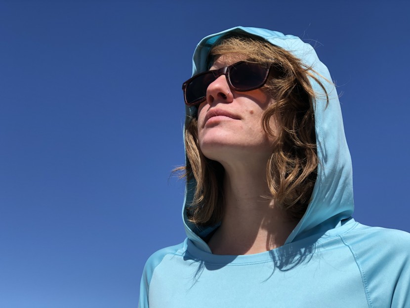 columbia pfg tidal tee hoodie for women - this extra roomy, extra wide hood provides extra breathability on...