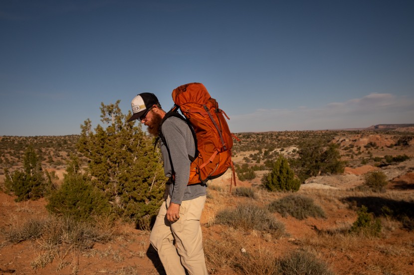 osprey aether ag 60 - testing the aether in southern utah.
