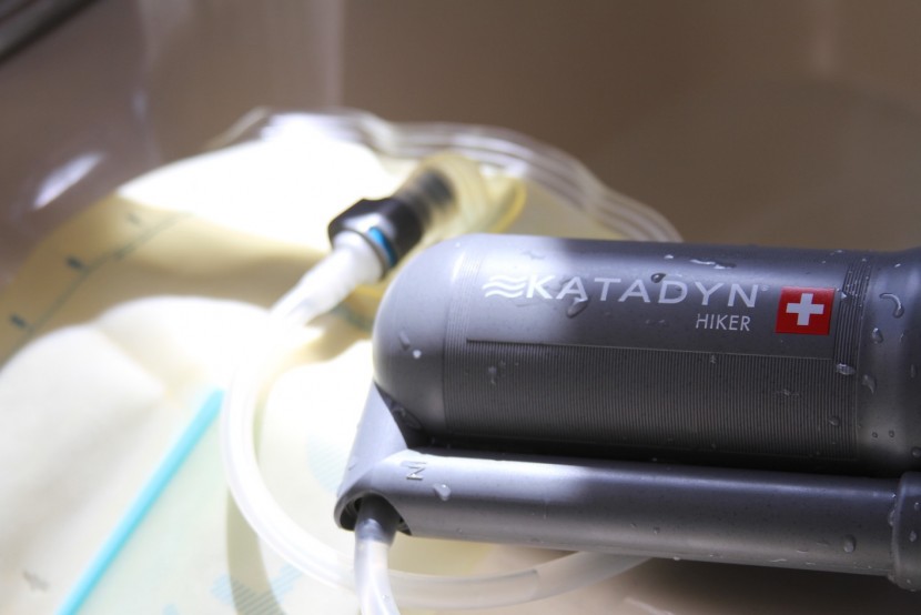 katadyn hiker - it's also compatible to fill up a hydration bladder with ease!
