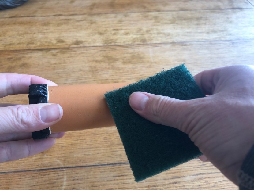 msr miniworks ex - using the sponge, it's super easy!