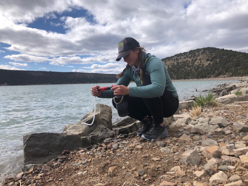 msr hyperflow microfilter - the handle and system are small and quite ergonomic. we didn't find...