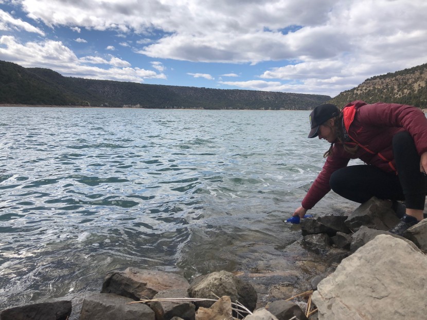 crazycap 17oz - water collection is pretty simple. just plunge and fill.