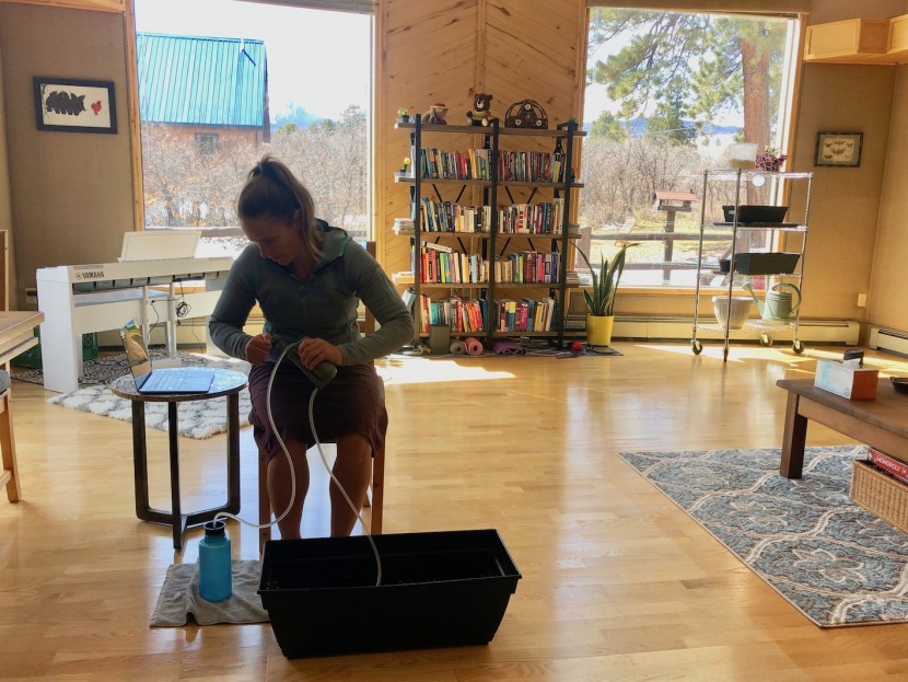 katadyn hiker - timing how long it takes to pump the katayn hiker in super nasty...