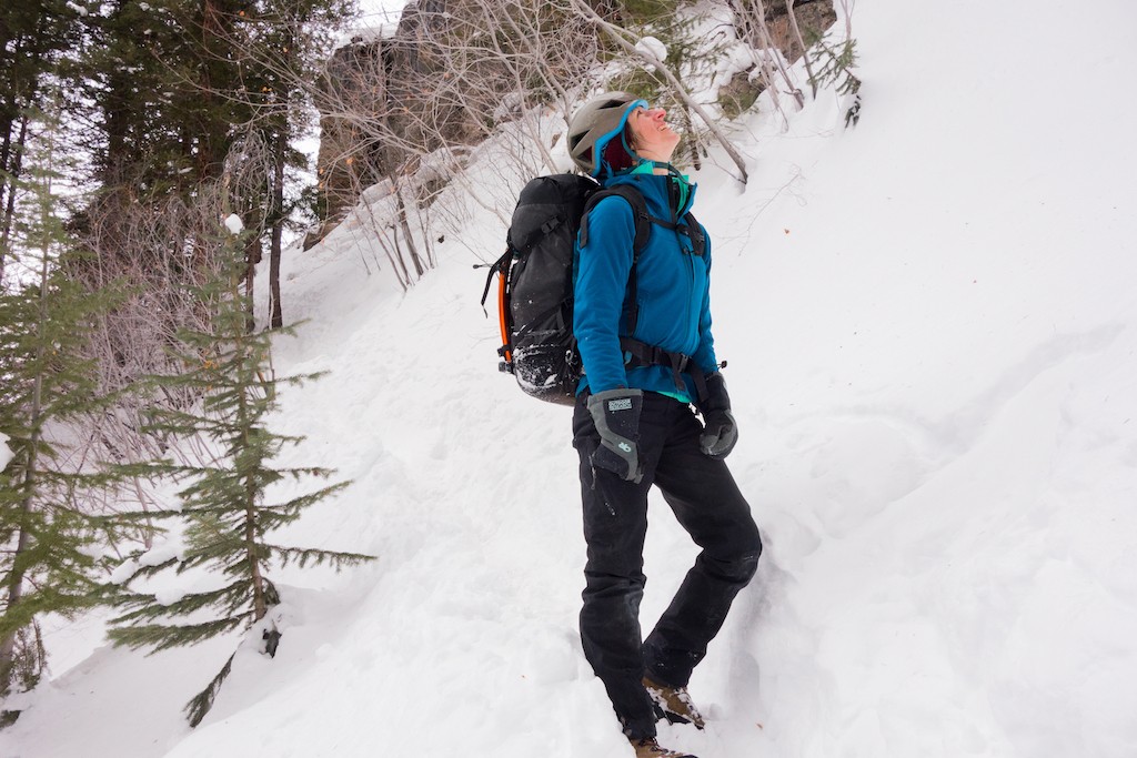 arc'teryx gamma mx hoody for women - the gamma mx is a great layer for backcountry winter adventures.