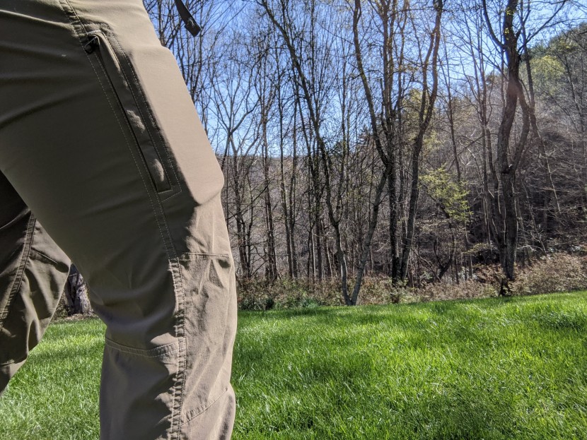 marmot kodachrome - the only pocket big enough to carry a smartphone presses it against...