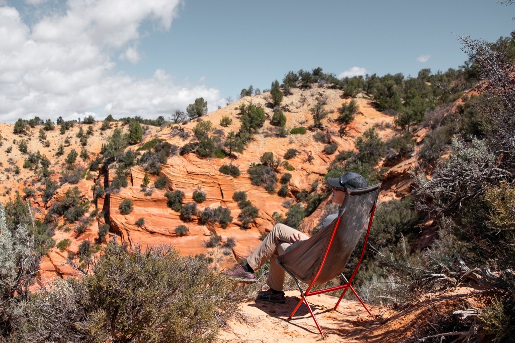 big agnes big six - a desert view can be enjoyed longer in a nice comfy chair that keeps...