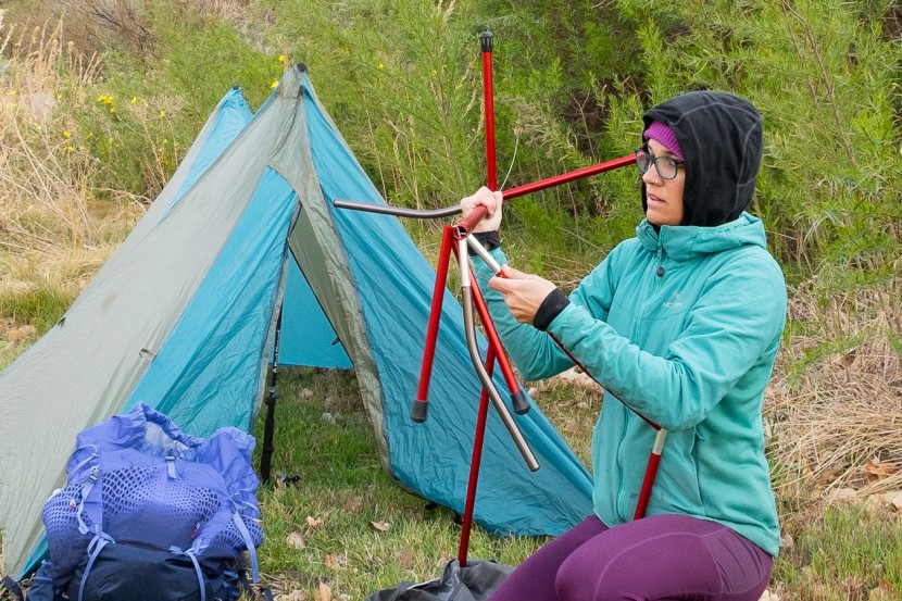 big agnes big six - the hubless design helps keep the chair stable and compact but takes...