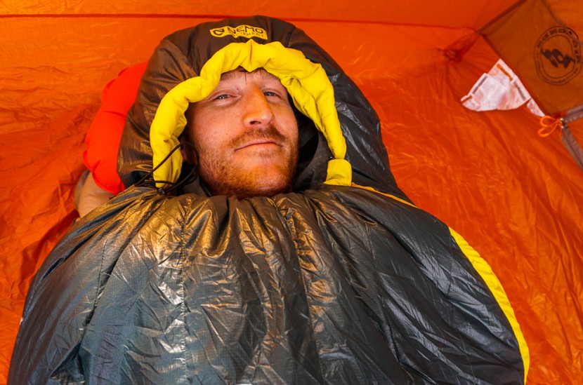 nemo riff 30 - the riff has a notably narrow hood to cut weight and seal heat in...