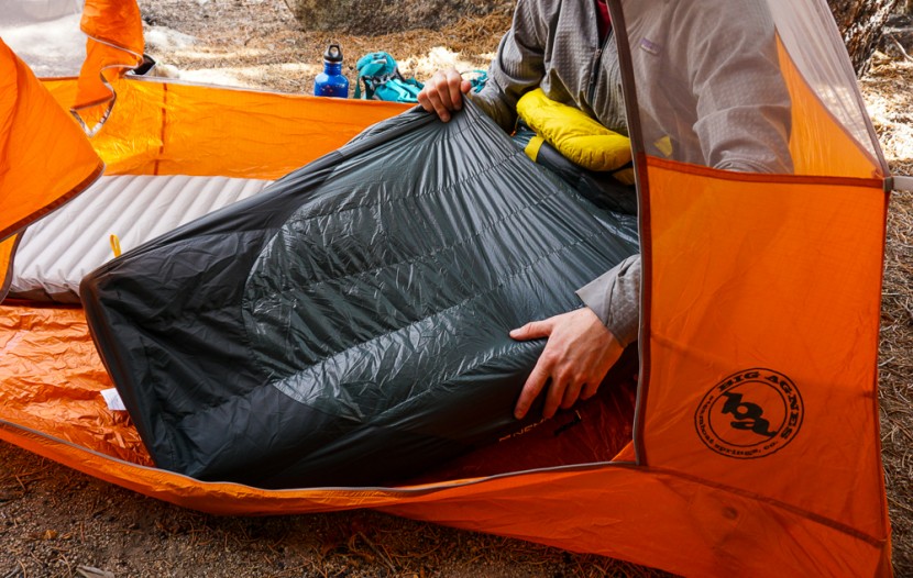 nemo riff 30 - some bags, like the riff 30, utilize waterproof fabric on the...