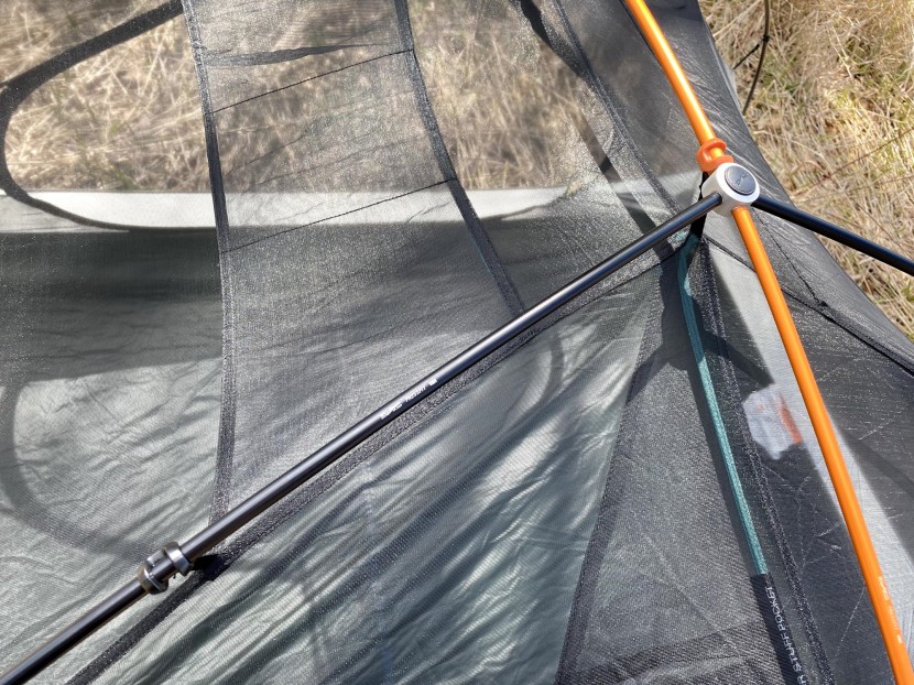 rei half dome 2 plus - the half dome 2 plus' clips and poles are color coded for very easy...
