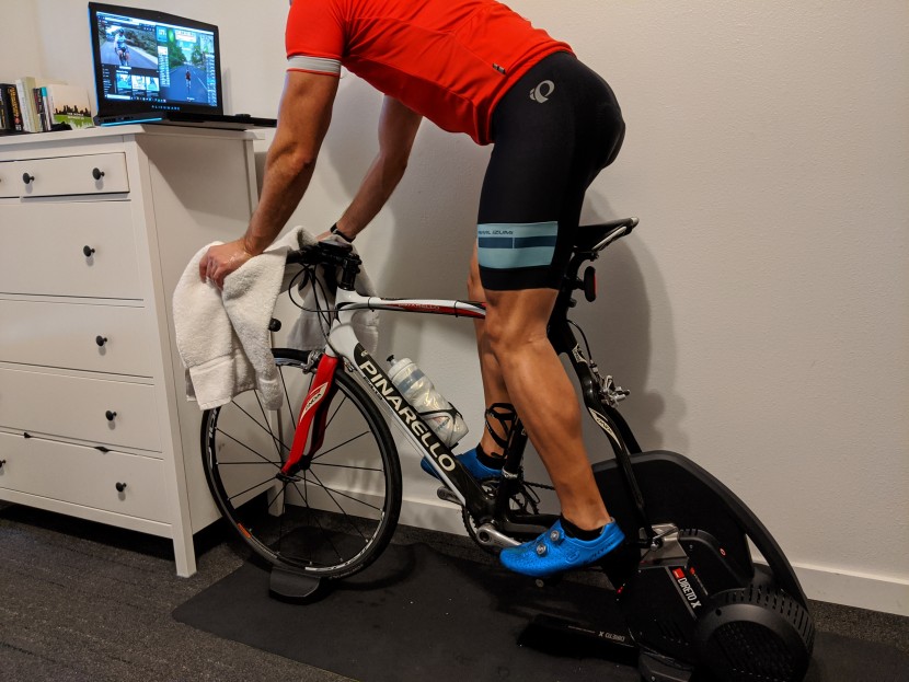 elite direto x - our reviewer getting after it on the direto x.