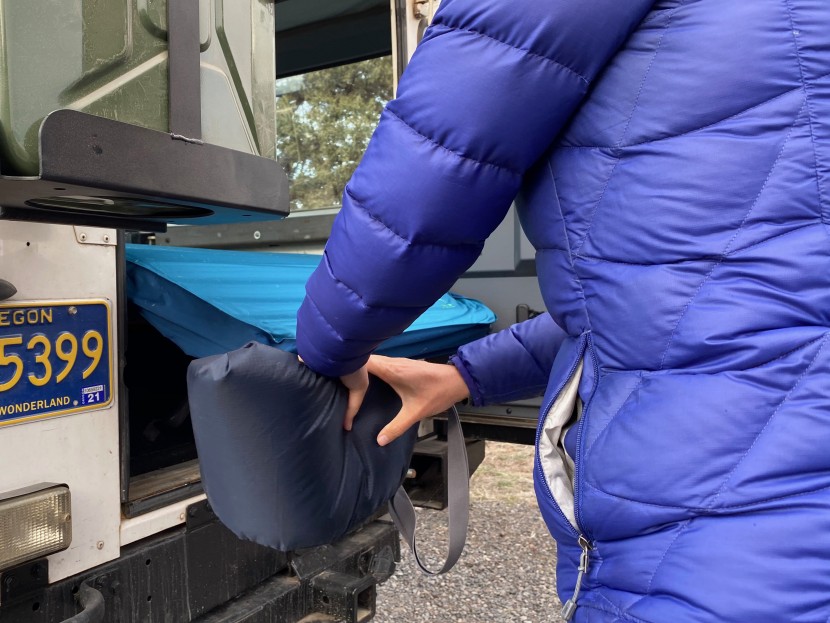 therm-a-rest mondoking 3d - the inflation sack makes all the difference in ease of set-up.