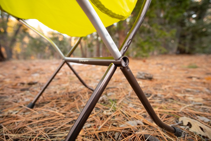 backpacking chair - the curve in the legs of the big agnes skyline ul add to the...