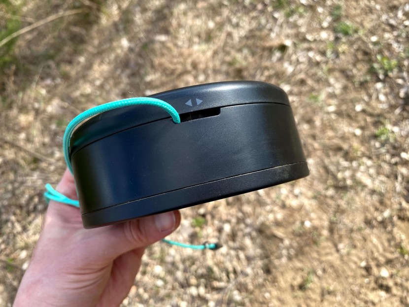 lantern - the carrying case for these string lights has an open slot that...