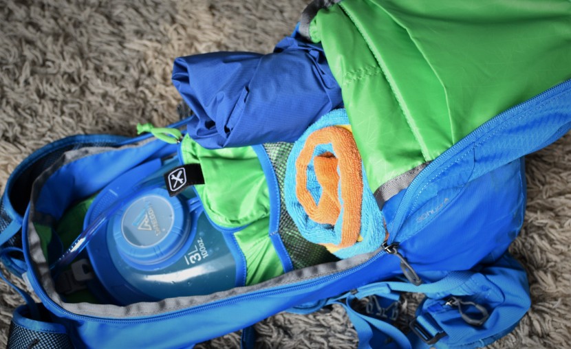 the main storage compartment on the endo houses the hydration...