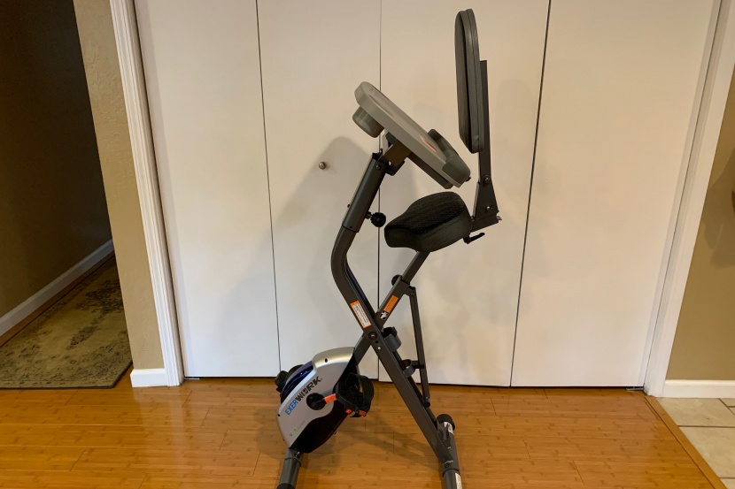 folded when not in use.