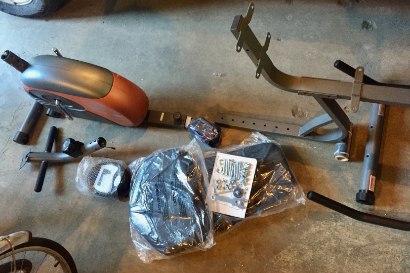 marcy recumbent me-709 - it's not too difficult, but assembling the me-709 will take...