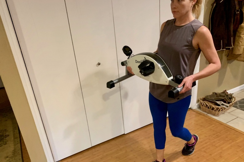 deskcycle under desk exerciser - the deskcycle's light weight and small size make it quite easy to...