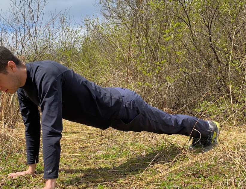 the deceptr pants are a fine option for stretching and strength...