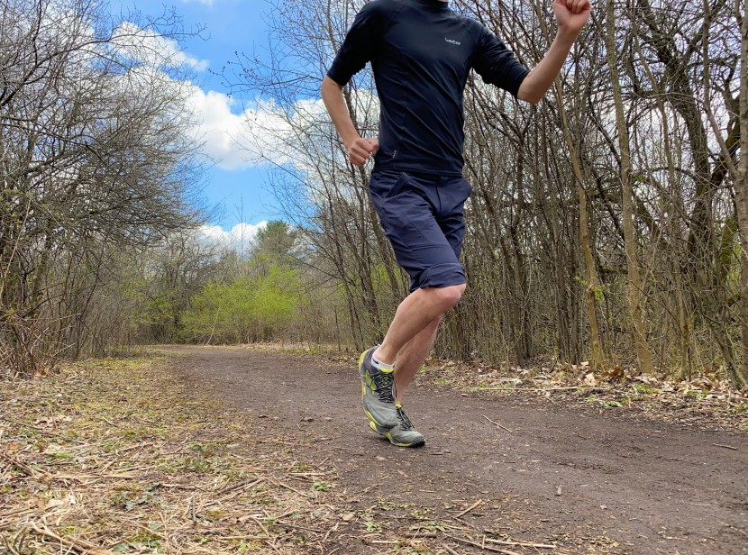 kuhl deceptr - these pants are tight enough at the ankle that they can be rolled up...