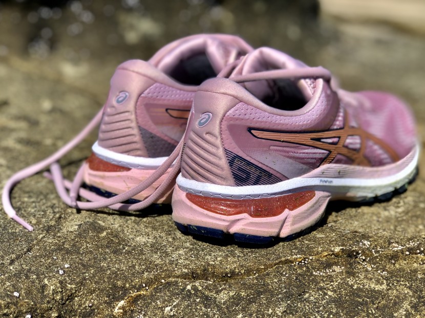 asics gt-2000 8 for women - the pink sparkle in the heel stack is cute but wasn't enough to...