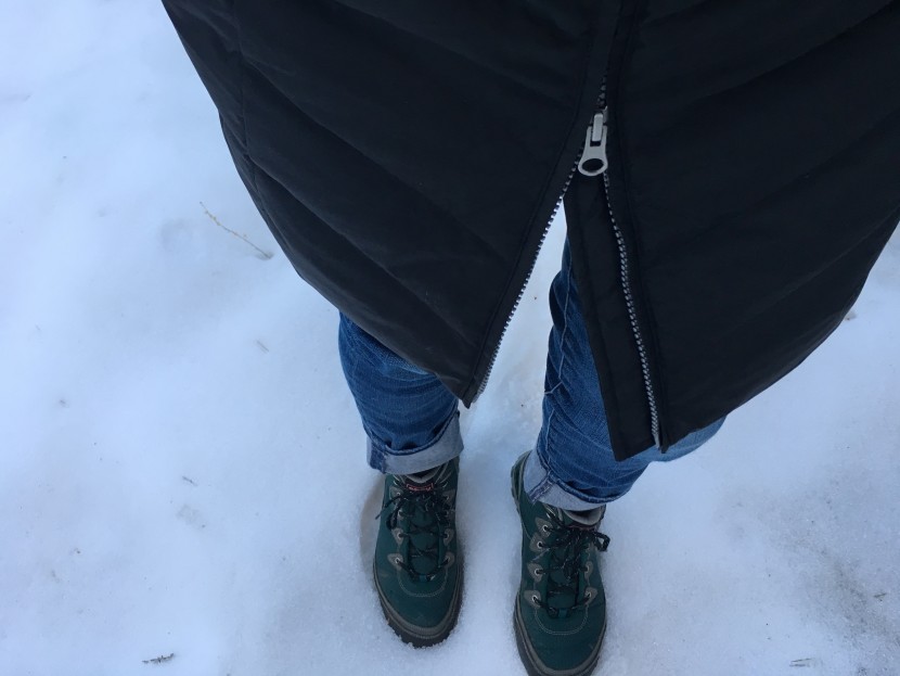 eddie bauer sun valley down parka - the two-way zip ensures we never have to shorten our stride.