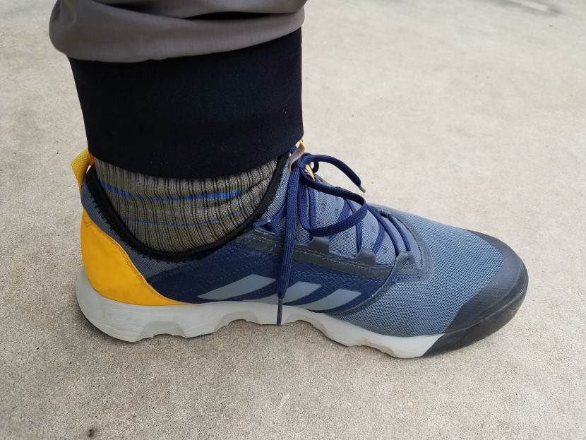 adidas terrex summer.rdy voyager speed - the roomy, stretchy upper makes fitting a drysuit sock with extra...