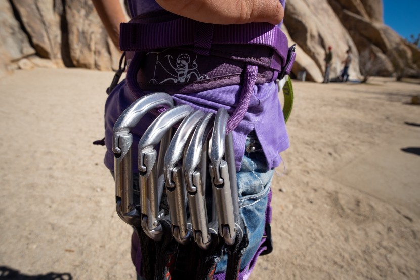 petzl macchu - a good set of gear loops is important for easily accessing or...