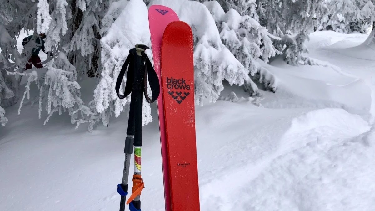 Black Crows Camox Freebird Review (Every Black Crow ski has a saying on the side. A fun surprise!)