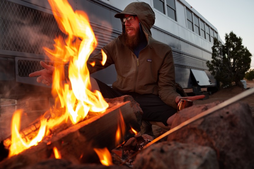 patagonia r1 techface hoody - the r1 techface hoody is a good fleece for variable weather days.