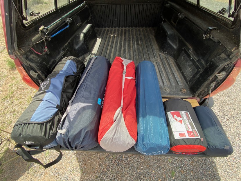 therm-a-rest neoair topo luxe - a smaller mattress will typically be more versatile, if you find one...