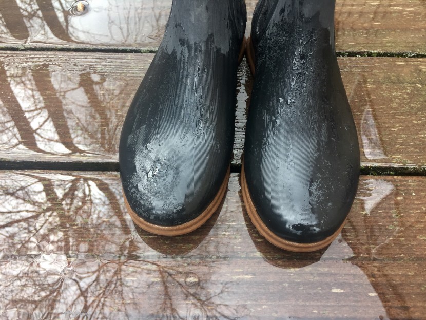 bogs sweetpea - a slim look that is on the more narrow side of fit, but the rubber...