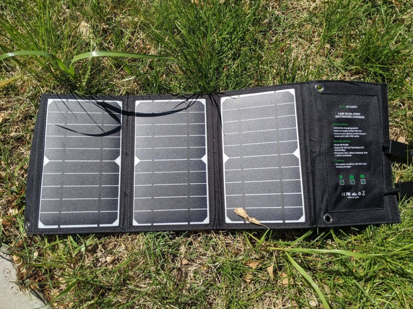 ravpower 16w prime - the panel isn't powerful enough to recover a charge after an...