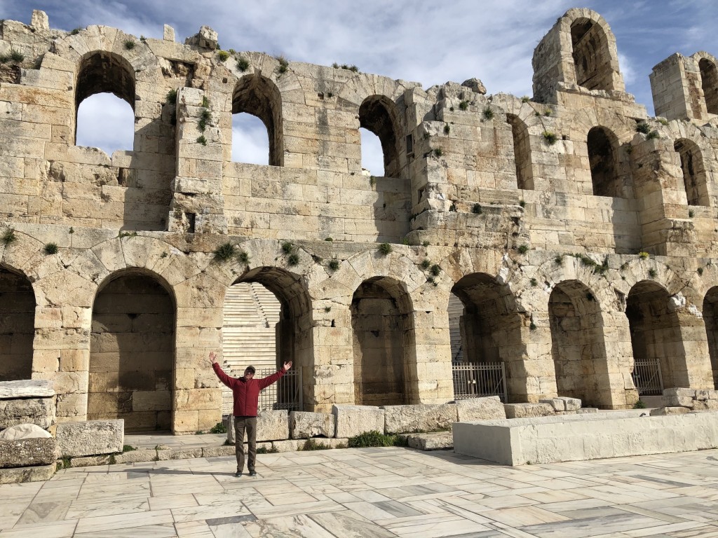 outdoor research refuge hoody - wearing the refuge on a cold, but very pretty day, while sightseeing...