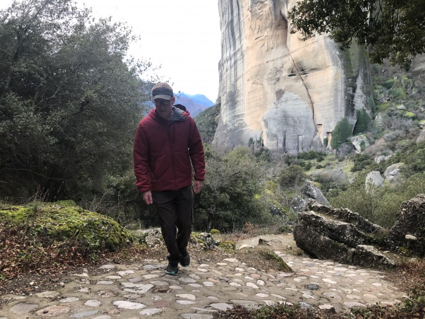 outdoor research refuge hoody - testing the breathability of this jacket by hiking up a massive hill...