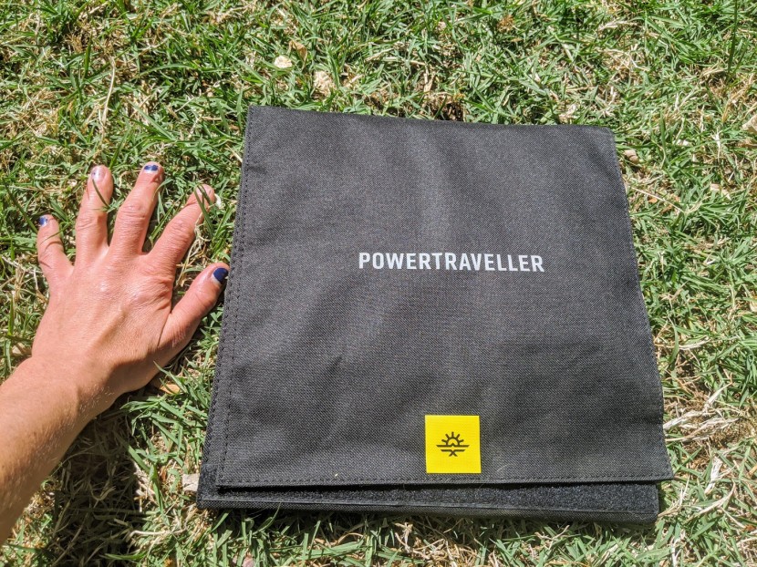 powertraveller falcon 40 - the one-foot-by-one-foot square falcon 40 as compared to our lead...
