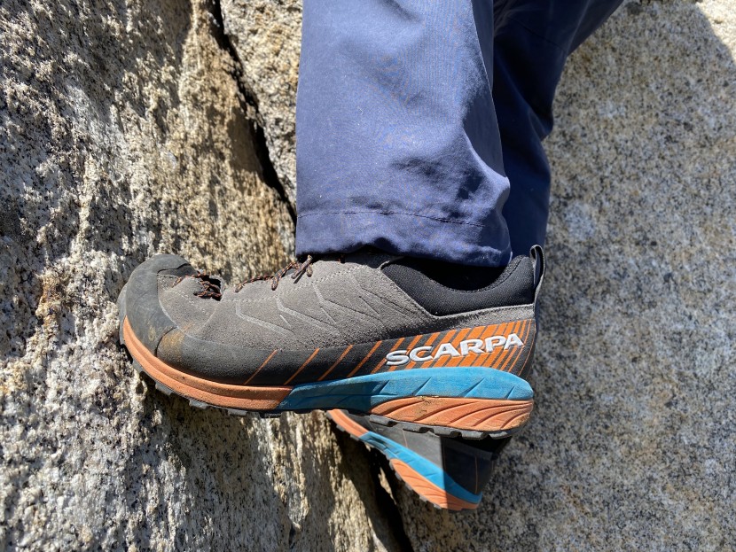 scarpa mescalito - smearing and liebacking up "the perfect lieback", 5.8.
