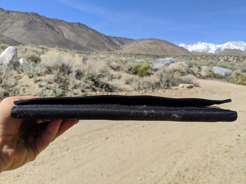 anker powerport 21w - the anker is sleek - easy to throw in the bottom of a pack on a day...