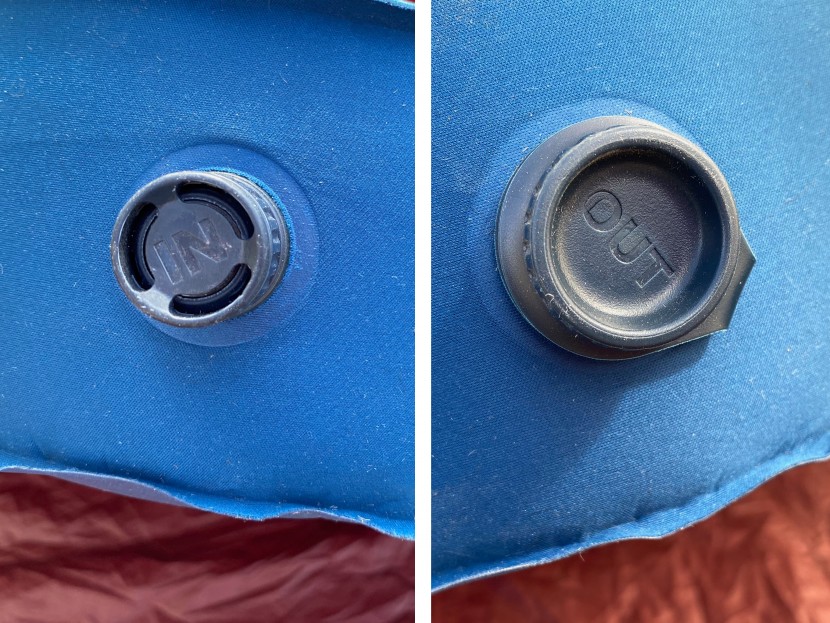 camping mattress - dual one-way valves, as seen here on the mondoking, mean each one...