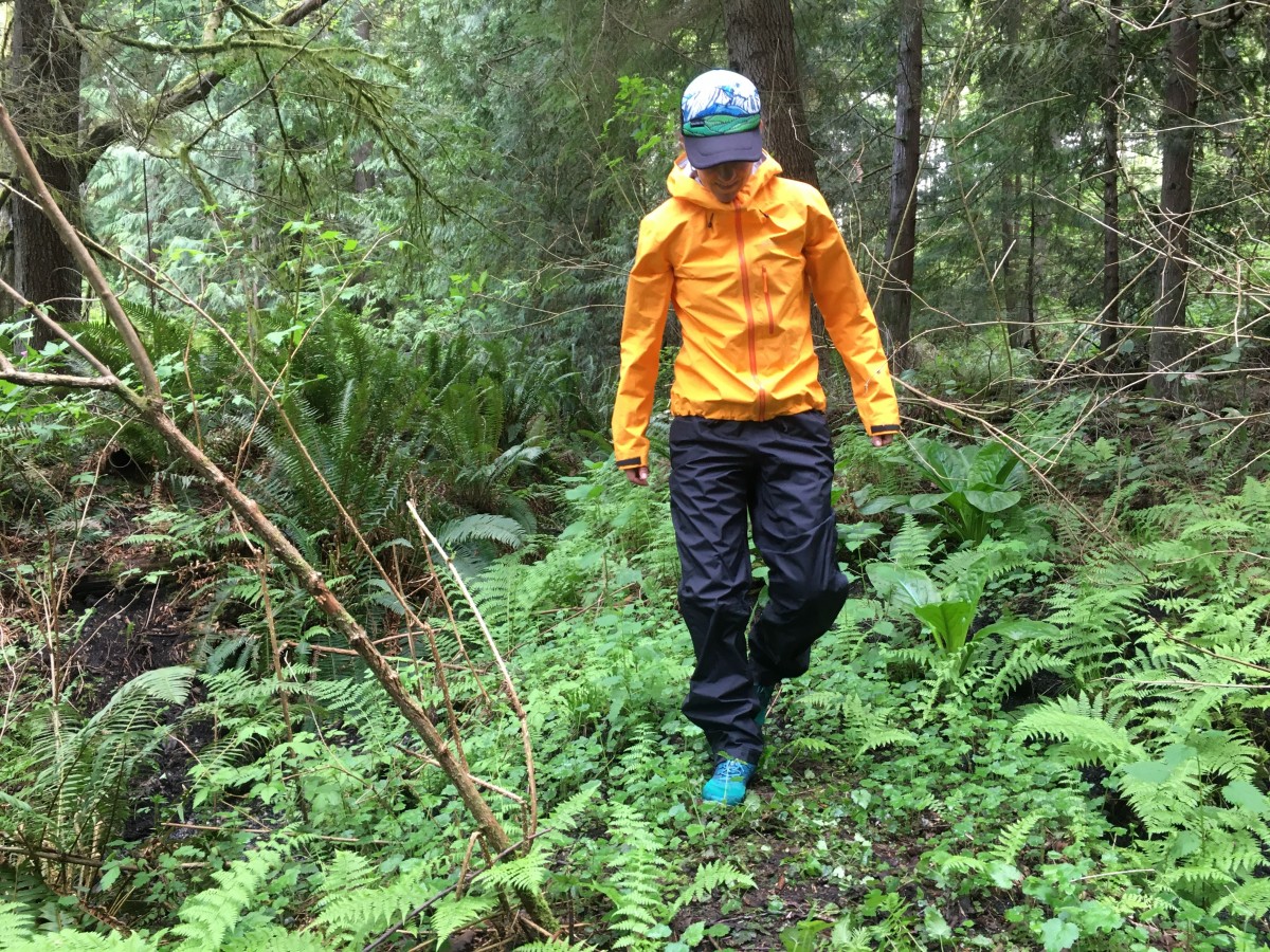 Best Rain Pants For Women Review (Tromping around in the soggy PNW temperate rainforest, one of our favorite activities, wearing the Patagonia...)