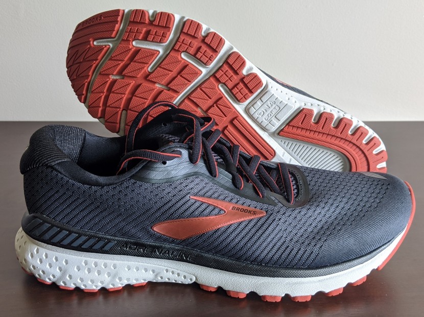 Brooks Adrenaline GTS 20 Mens 11.5 Running Shoes Black Red Stability Sneaker SB2 Brooks Adrenaline GTS 20 Review | Tested & Rated main image 2