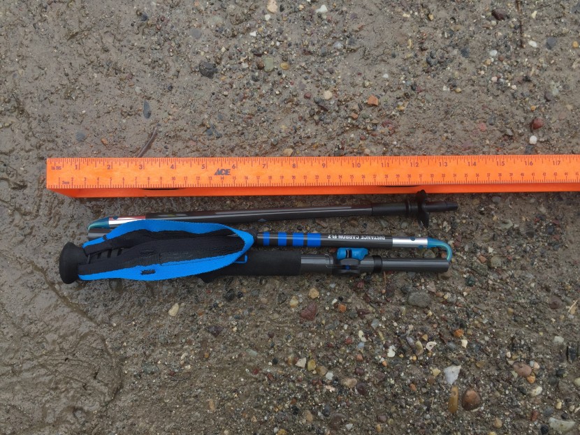 black diamond distance carbon flz - the carbon flz's pack very small, easily fitting inside or outside...