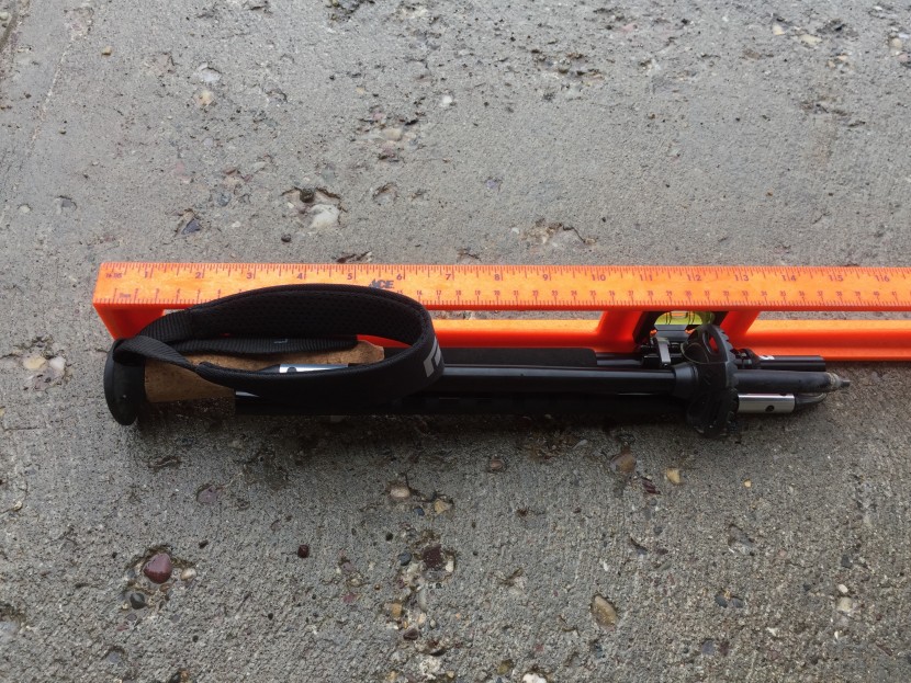 black diamond alpine flz - the alpine flz breaks down to 15 inches, which is short enough to...